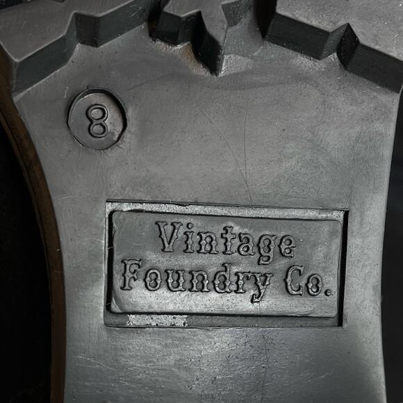 Vintage Foundry Co womens Naomi Tall Boots size 8 New  Black Suede Lace Up - Picture 10 of 13